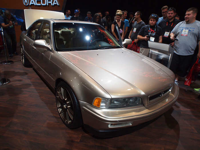 ... it also showed off a restored Acura Legend belonging to rapper/actor Ludacris.