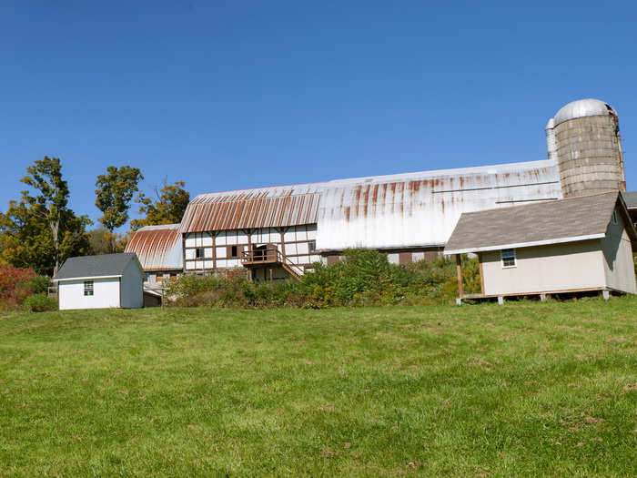 The Alliance headquarters is located on a sprawling 42-acre property. In addition to the tavern, the central barn has bedrooms for players and a backroom full of costumes, weapons, and other assorted LARPing detritus. The back lawn serves as the main battleground and is sprinkled with cabins for players to sleep in.