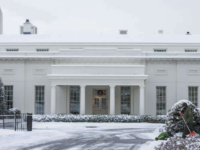This is the exterior of the West Wing.