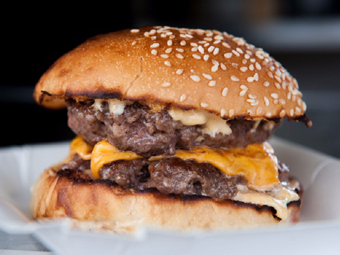 Bleecker St. Burger: Double Cheeseburger