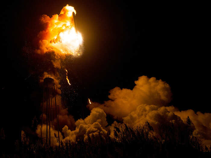 The explosion destroyed the Antares rocket, the Cygnus spacecraft, and the 5,000 pounds of cargo inside.