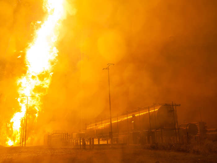 Insurance paid out another $1 million or so for damage to nearby NASA buildings.