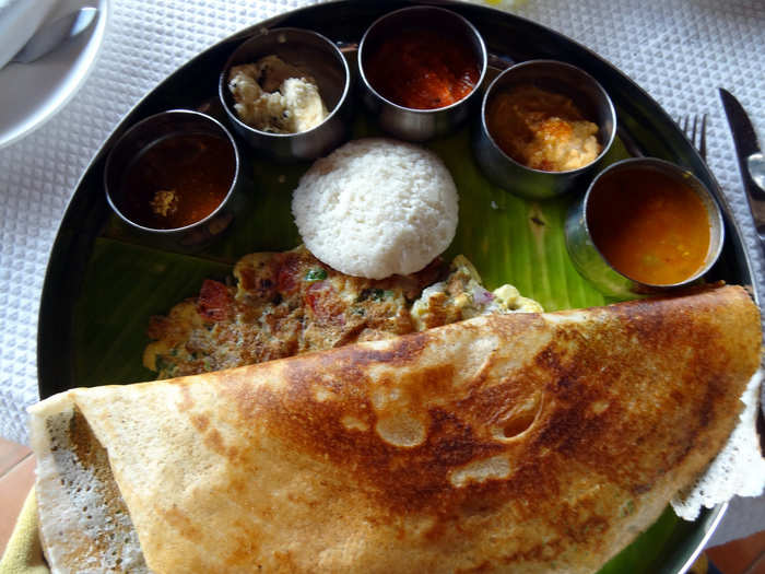 INDIA: Breakfasts in India vary by region, but often you