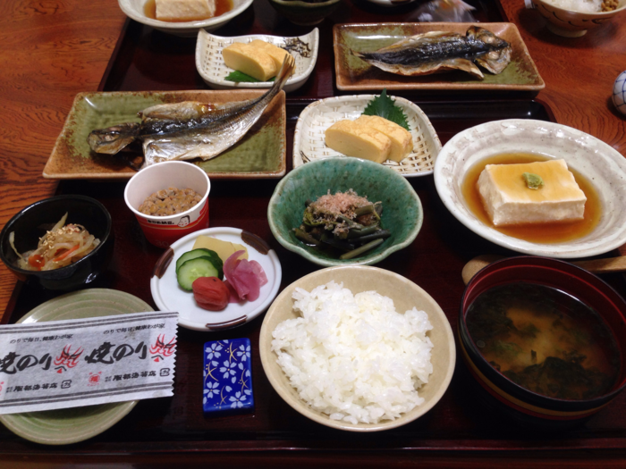 JAPAN: Traditional breakfasts include miso soup, steamed white rice, pickled vegetables, and proteins like fish and Japanese omelet (or "tamagoyaki").