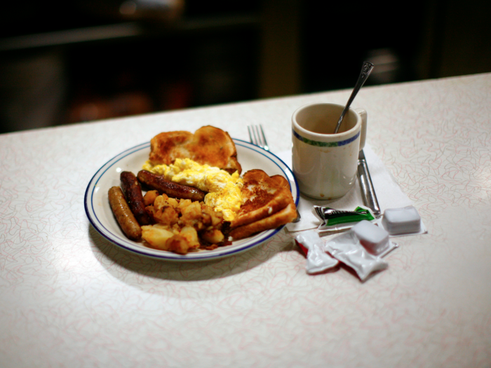 UNITED STATES: Breakfast foods vary widely from place to place, but eggs, potatoes, and bacon or sausage is the common trinity.