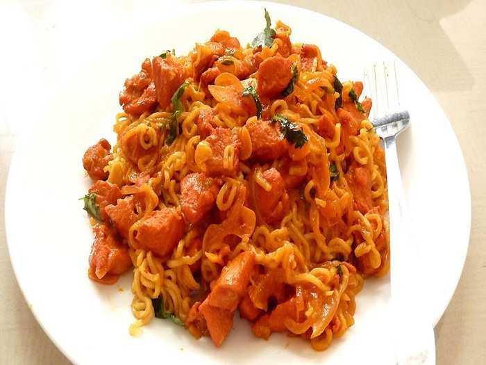 Spicy Chicken Maggi Noodles