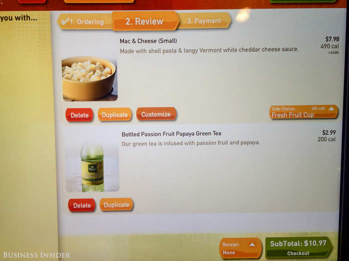 The system allows for a large amount of customization and control, as well as clear and easy access to nutritional information. Plus, as a MyPanera rewards member you can save your modifications and order history to use again, according to Panera.