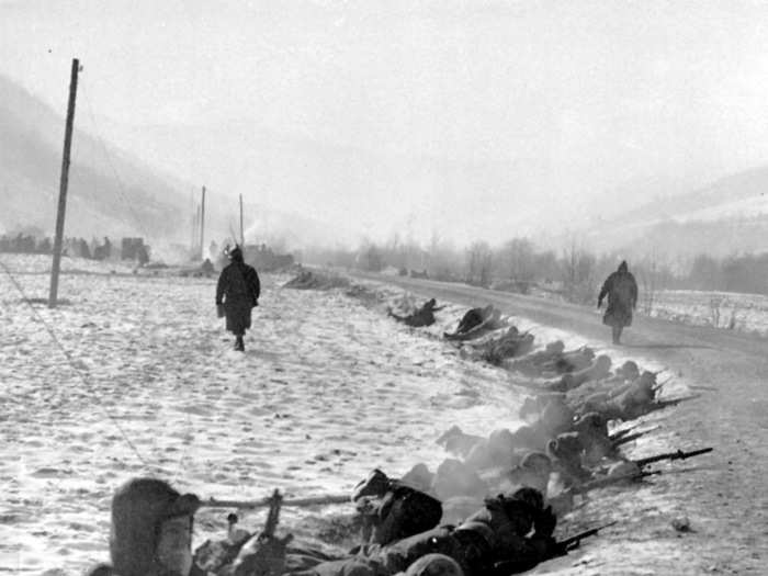 The 30,000 UN troops were quickly surrounded and overwhelmed by a Chinese force lying in wait — an army somewhere between 67,000 and 120,000 strong.