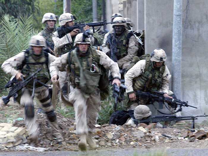 One of the single greatest battles for Marines in Iraq was held in Fallujah, the "City of Mosques," in 2004. It was the only battle in Marine Corps history in which fliers were dropped to alert civilians that troops were coming and to equally unnerve the enemy.