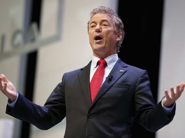 8. Rand Paul, Republican, senator from Kentucky