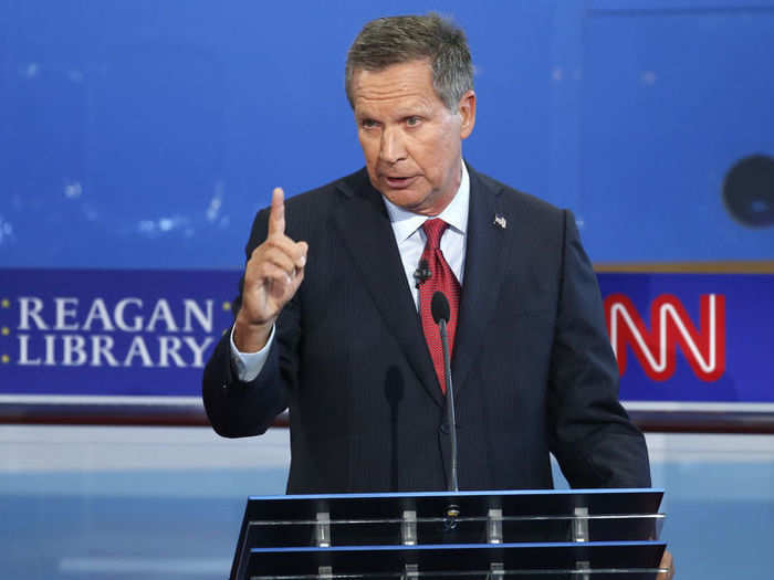 7. John Kasich, Republican, Ohio governor