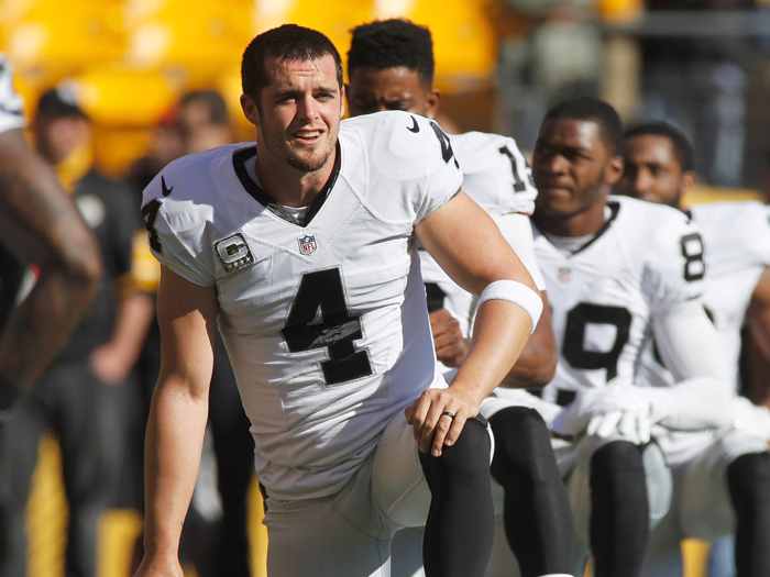 8. Derek Carr, Oakland Raiders