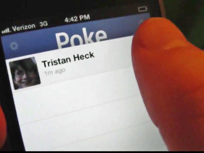 Facebook Poke, released in December 2012, was the company