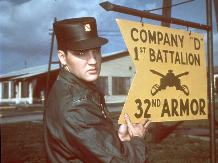 Elvis Presley was already a huge rock star when he was deployed to Germany.