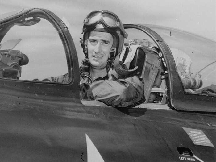 Ted Williams flew dozens of combat missions in Korea.