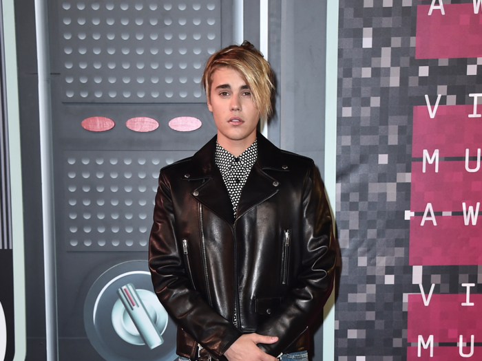 He now has a new look and two of the top five songs in the country, "What Do You Mean?" and "Sorry."