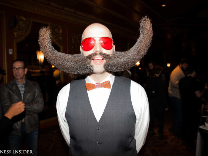 M.J. Johnson from Minneapolis, Minnesota, competed in his fourth nationals in Brooklyn with this incredible Imperial partial beard. He told us that it