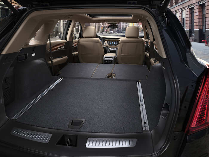 And with the rear seats folded down, the available storage space looks positively massive.