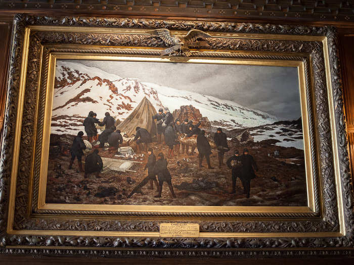 This is a painting of Adolphus W. Greely, The Explorers Club