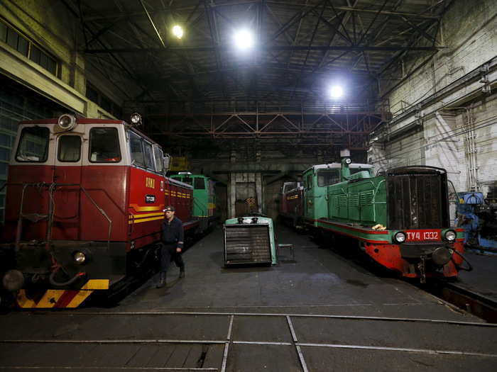 The train line – itself an extension added onto Russia