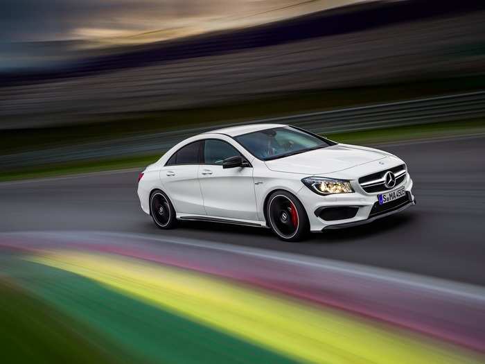 ... the Mercedes-Benz CLA45 AMG.