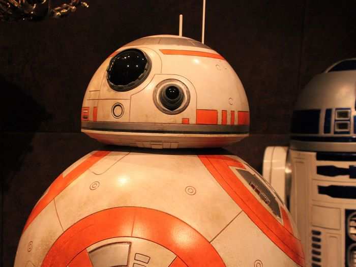 There were several models of the small droid made for the film.