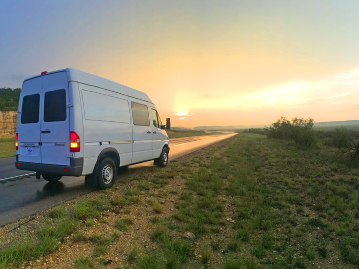 A 24-year-old Tesla engineer lived in a van for 5 months and paid off his $14,000 of student loans