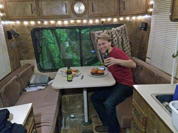 A 24-year-old Tesla engineer lived in a van for 5 months and paid off his $14,000 of student loans