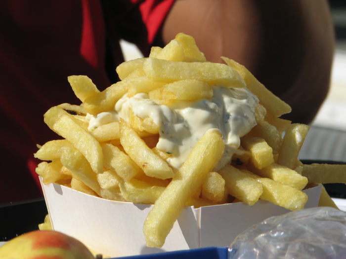 BELGIUM: While the waffles in Belgium are absolutely delectable, we had to give this one to frites, as they’re always fresh, crisp, and served with a variety of sauces, including aioli, chutney, curry ketchup, tartar sauce, and mayonnaise.