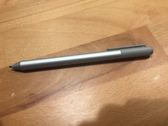 In lieu of a mouse, it comes with the super great Microsoft Surface Pen stylus for handwriting and precise movements.