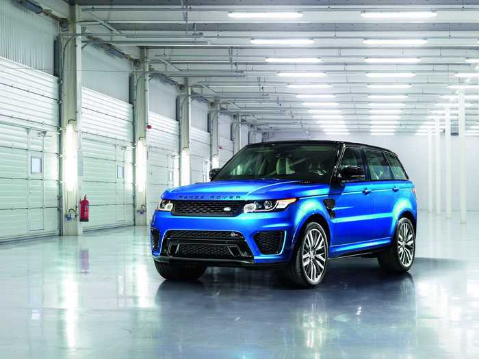 If you are looking for a more conventional Land Rover, the company will also have the beefy Range Rover Sport SVR on hand.