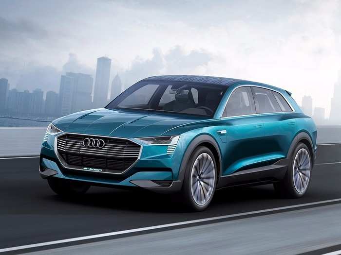 ... E-tron quattro electric crossover concept and ...