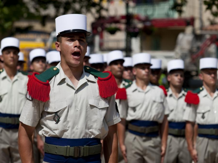 Foreigners who join the Legion are can apply for French citizenship after three years of service, or if they