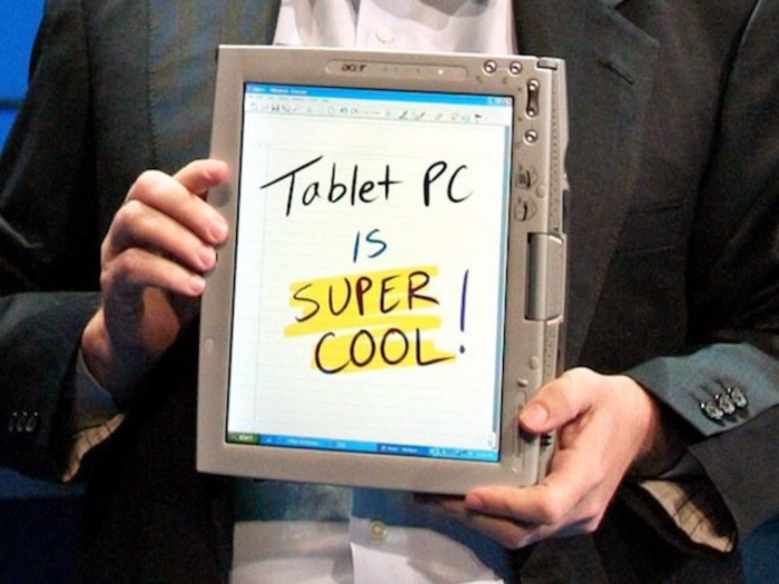 The tablet PC in 2002