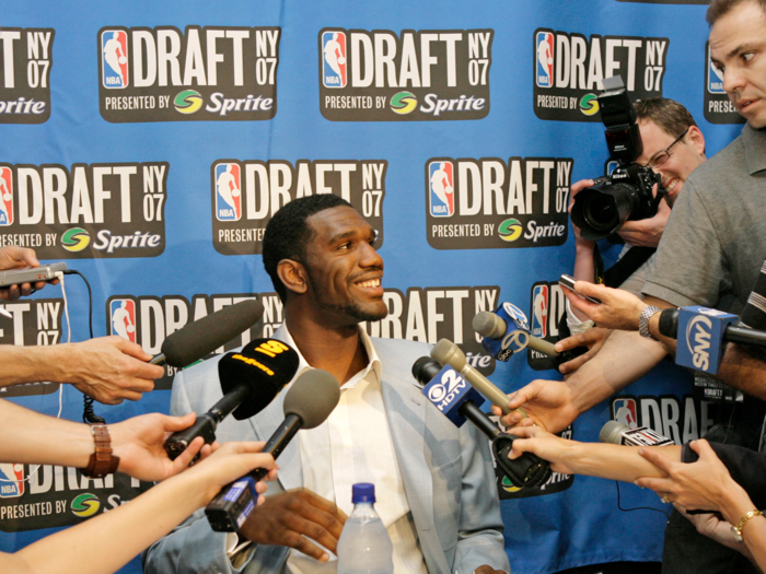 Greg Oden was the no. 1 overall pick in 2007.