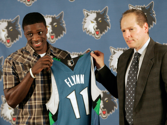 Jonny Flynn got picked 6th overall in 2009, ahead of Steph Curry.