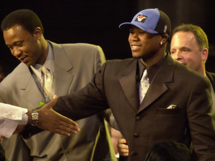 Dajuan Wagner, who made a name for himself in high school when he scored 100 points in a single game, was drafted 6th overall in 2002 by the Cleveland Cavaliers.