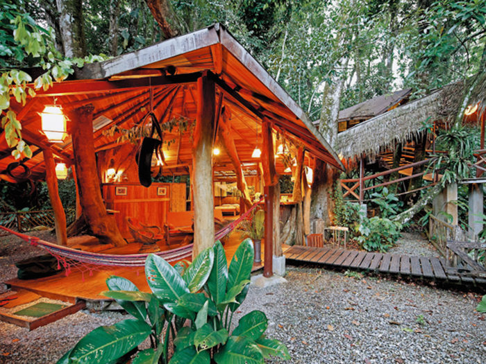 Channel your inner child at the Treehouse Lodge, located in the Gandoca-Manzanillo Wildlife Refuge in Costa Rica.