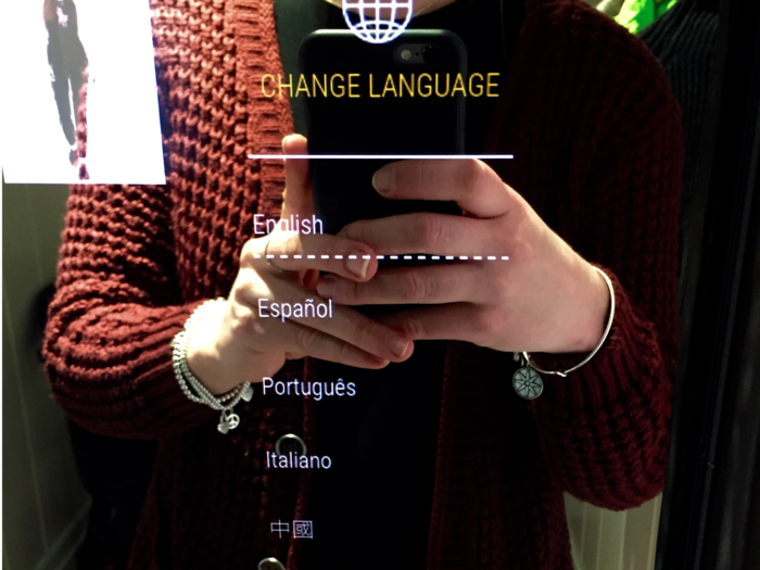 Next, you can choose the language you wish to use.