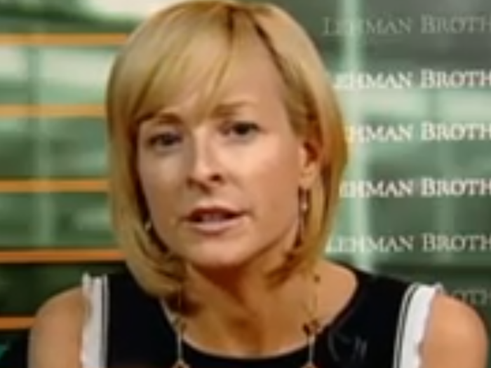 Erin Callan, former CFO, Lehman Brothers