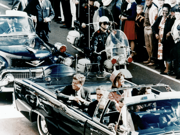 The assassination of President John F. Kennedy — November 22, 1963