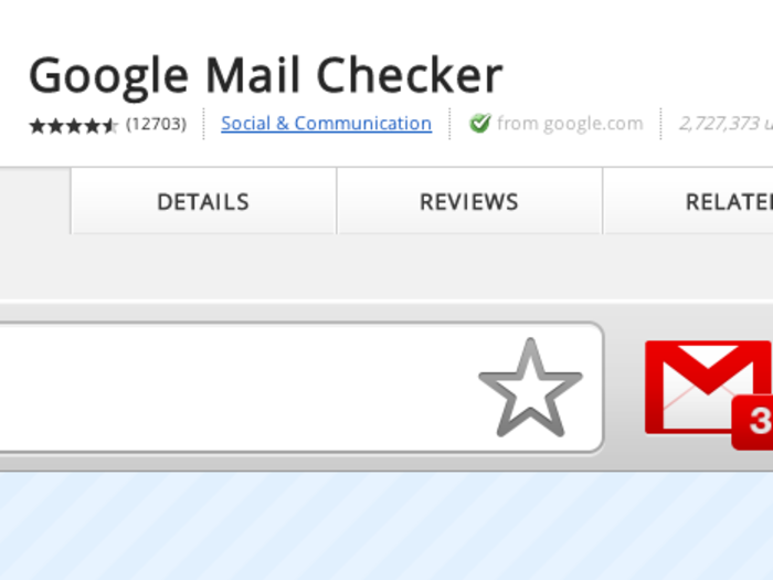 Always keep an eye on your inbox with Google Mail Checker
