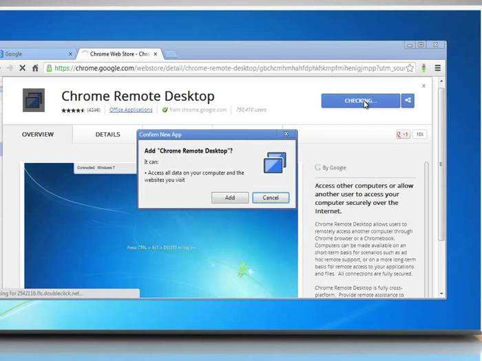 Chrome Remote Desktop lets you easily access your other computer