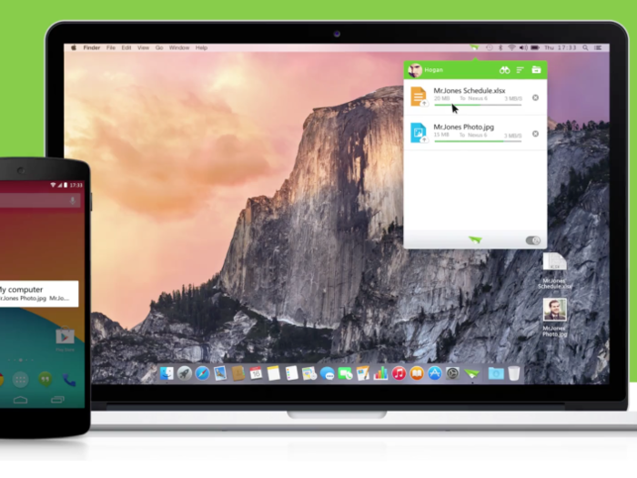AirDroid makes it simple to share files between Android and your computer.