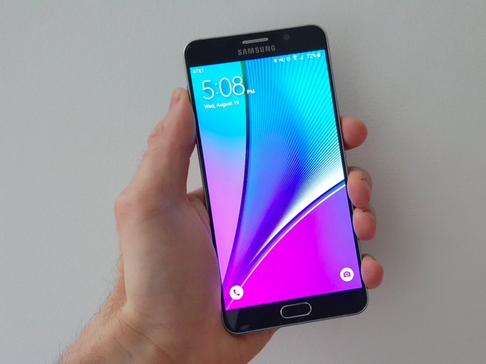 The Samsung Galaxy Note 5 is an ultra-premium Android phone with a stylus.