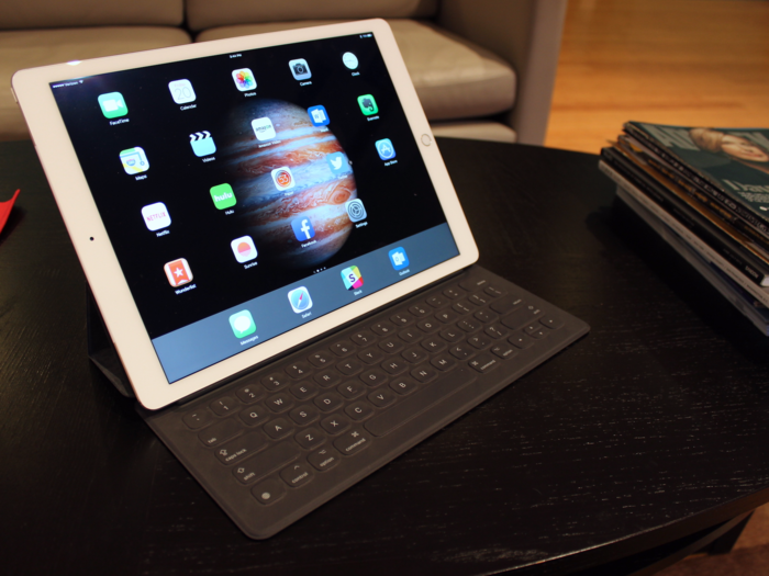 The iPad Pro’s giant touchscreen could replace a laptop.