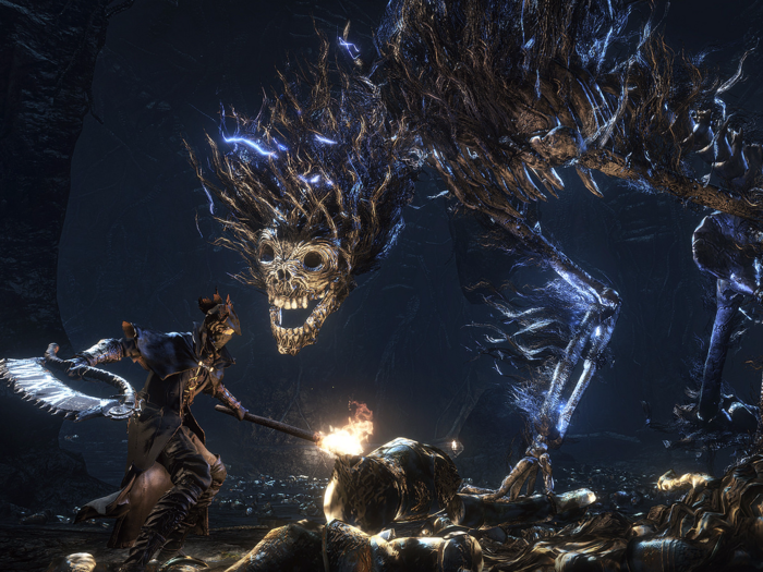 "Bloodborne" is a dark, scary, and excellent game.