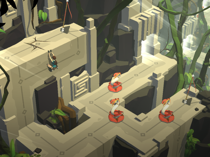 "Lara Croft GO" is a great game for mobile devices.