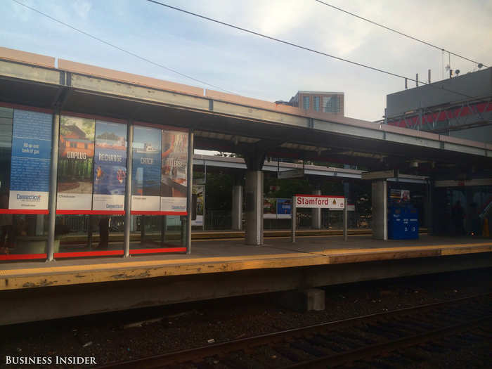 The train was keeping time well and we rolled into Stamford, Connecticut in about 50 minutes. The regional train usually makes seven stops from Penn Station to South Station in Boston.