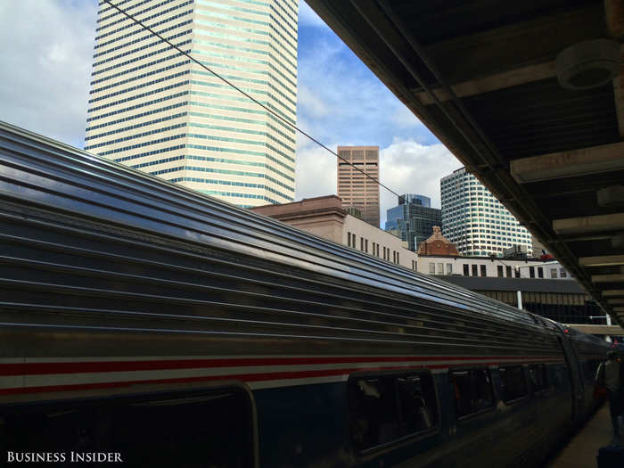 I may be biased, but South Station is quite a refreshing experience compared to Penn Station. I can see sunlight!